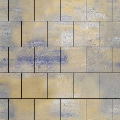 Тротуарная плитка Steinrus Валенсия Color Mix Сиена 80 мм
