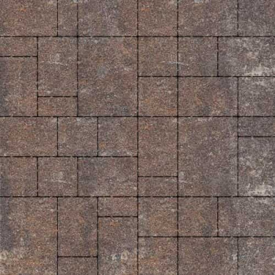 Тротуарная плитка Steinrus Инсбрук Альпен Color Mix Сепия 60 мм