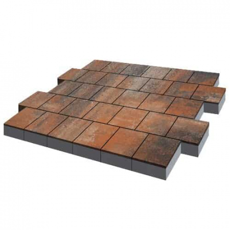 Тротуарная плитка Steinrus Валенсия Color Mix 80 мм